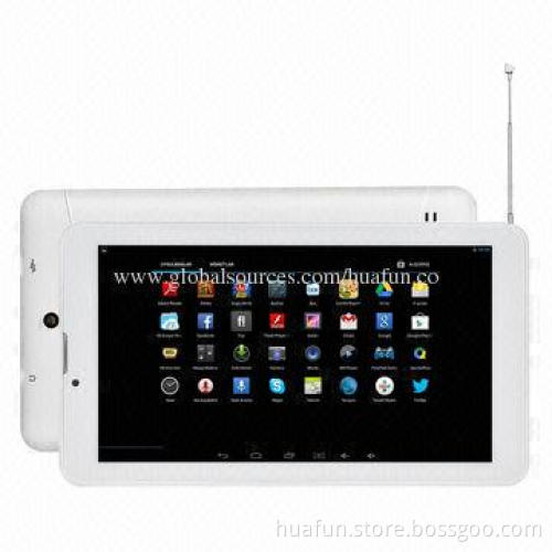 7" Tablet PCs, 1,024 x 60/800 x 480 IPS/TN, 1/16GB, 0.3/2.0MP Front/Back Camera, Dual-core, MTK8312